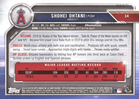 Shohei Ohtani 2019 Bowman Baseball Series Mint 2nd Year Card #34
