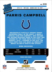 Indianapolis Colts  2019 Donruss Factory Sealed Team Set