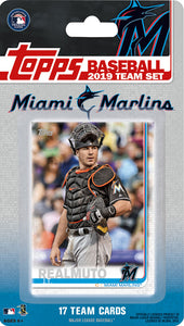 Miami Marlins  2019 Topps Factory Sealed 17 Card Team Set