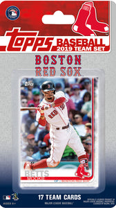Boston Red Sox 2019 Topps Factory Sealed 17 Card Team Set