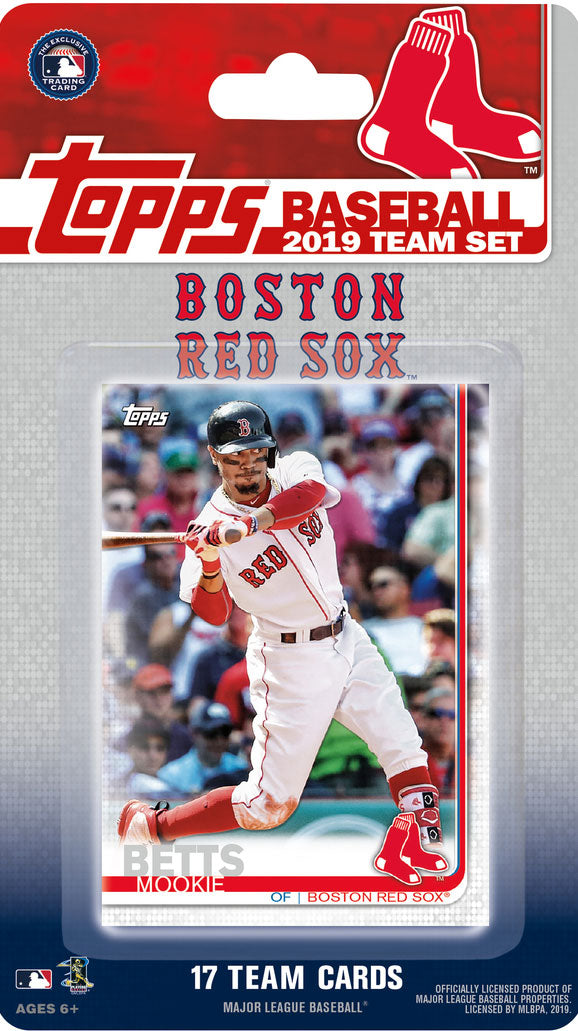 Topps Boston Red Sox 2023 Baseball Cards 17-Card Team Set