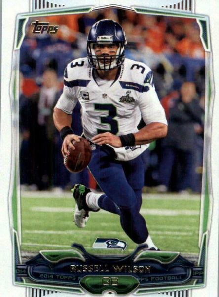 Russell Wilson Autograph Signed 2014 Panini Card 87 Seahawks 