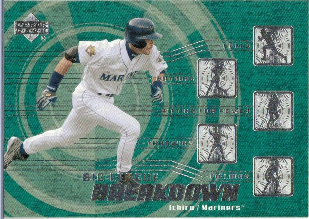 Ichiro Suzuki 2002 Upper Deck Big-League Breakdown Series Mint Card  #BL14