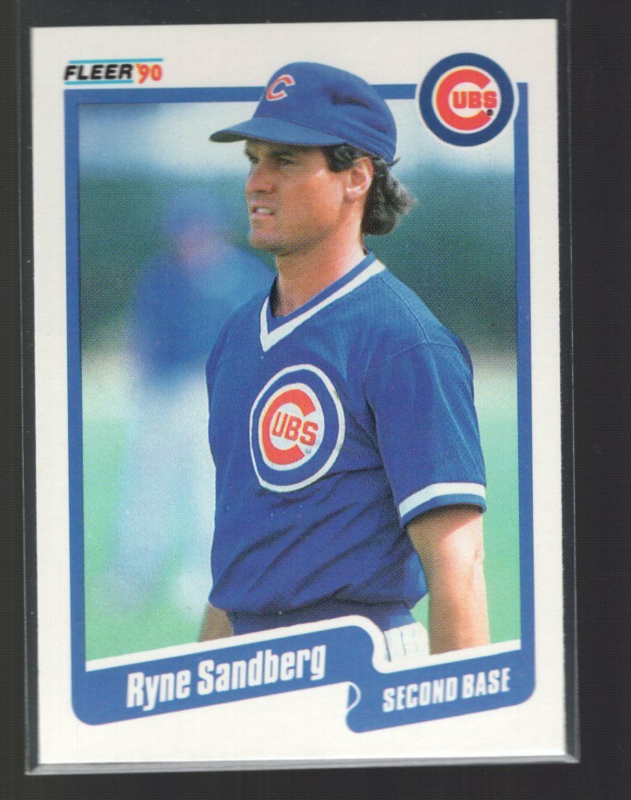 Ryne Sandberg 1990 Fleer Series Mint Card #40