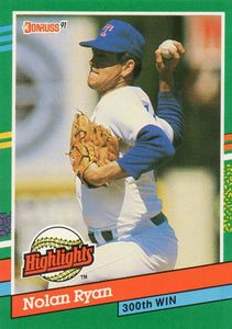 Nolan Ryan 1991 Donruss Highlights  Series Mint Card #BC-15