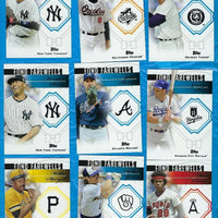 2014 Topps Fond Farewells Complete Mint Insert Set with Derek Jeter, Cal Ripken Jr., George Brett plus