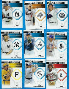 2014 Topps Fond Farewells Complete Mint Insert Set with Derek Jeter, Cal Ripken Jr., George Brett plus