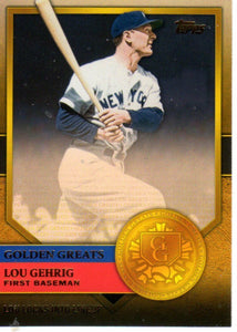 Lou Gehrig 2012 Topps Golden Greats Series Mint Card #GG1