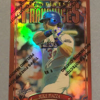 Mike Piazza 1996 Topps Finest Franchises REFRACTOR Series Mint Card #275