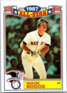 Wade Boggs 1988 Topps Glossy 1987 All-Star Game Series Mint Card #4
