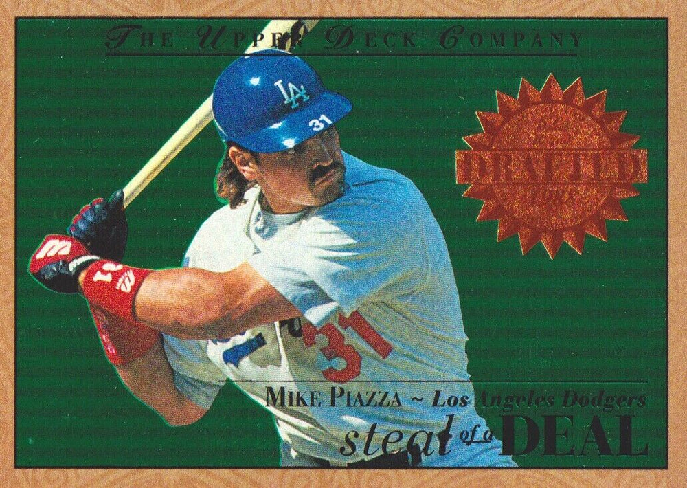 Mike Piazza 1995 Upper Deck Steal of a Deal Series Mint Card #SD1