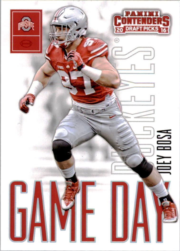 Joey Bosa 2016 Panini Contenders Draft Picks Game Day Tickets Series Mint Rookie Card #1