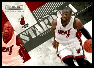 Dwyane Wade 2010 2011 Rookies and Stars Stardom Series Mint Card #13
