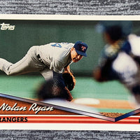Nolan Ryan 1994 Topps Pre-Production Sample Series Mint Card # 700