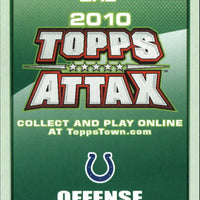 Peyton Manning 2010 Topps Attax Code Card Series Mint Card