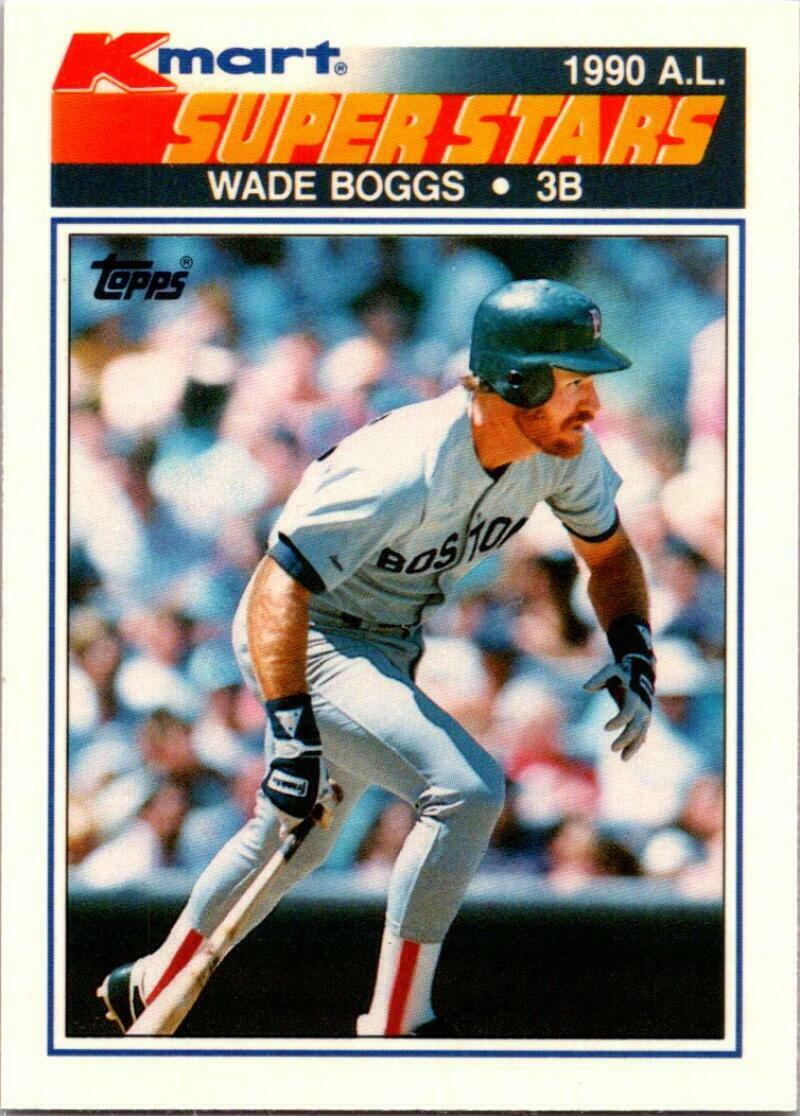 Wade Boggs 1990 Topps Kmart Super Stars Series Mint Card #19