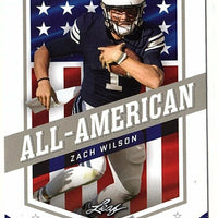 Zach Wilson 2021 Leaf Draft All American ROOKIE Card #48