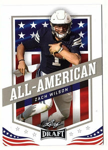 Zach Wilson 2021 Leaf Draft All American ROOKIE Card #48