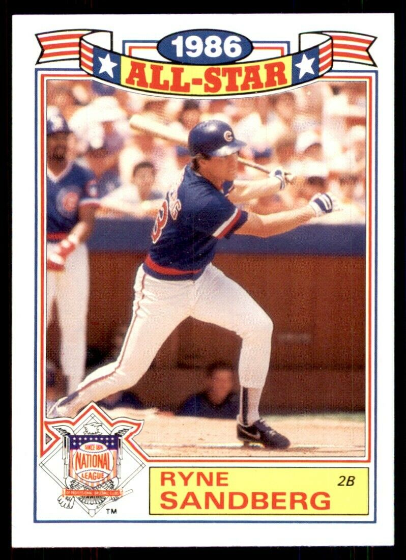 Ryne Sandberg 1987 Topps All-Star Game Series Mint Card #3