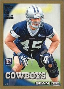 Sean Lee 2010 Topps GOLD Series Mint ROOKIE Card #107 SERIAL #1266/2010