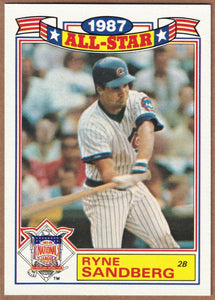 Ryne Sandberg 1988 Topps All-Star Game Series Mint Card #14