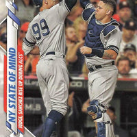 Aaron Judge/Gary Sanchez 2020 Topps NY State of Mind Series Mint Card #591