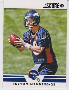 Peyton Manning 2012 Score Series Mint Card #297