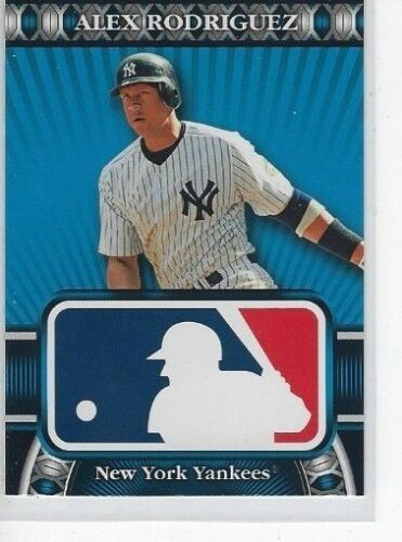 Alex Rodriguez player worn jersey patch baseball card (Texas