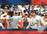 2011 Topps Opening Day Superstar Celebrations Insert Set with Jeter, Pujols, Ichiro+ (missing A Rod)
