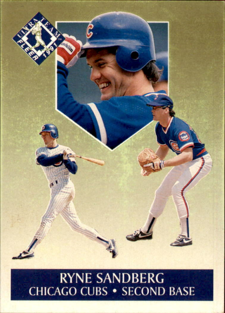 Ryne Sandberg 1991 Fleer Team Ultra Series Mint Card #10