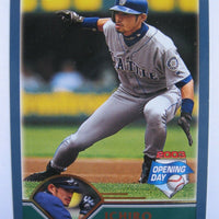 Ichiro Suzuki 2003 Topps Opening Day Get a Hit Series Mint Mini Card