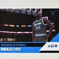 Shaquille O'Neal 2017 2018 NBA Hoops NBA 2K18 Series Mint Card #23