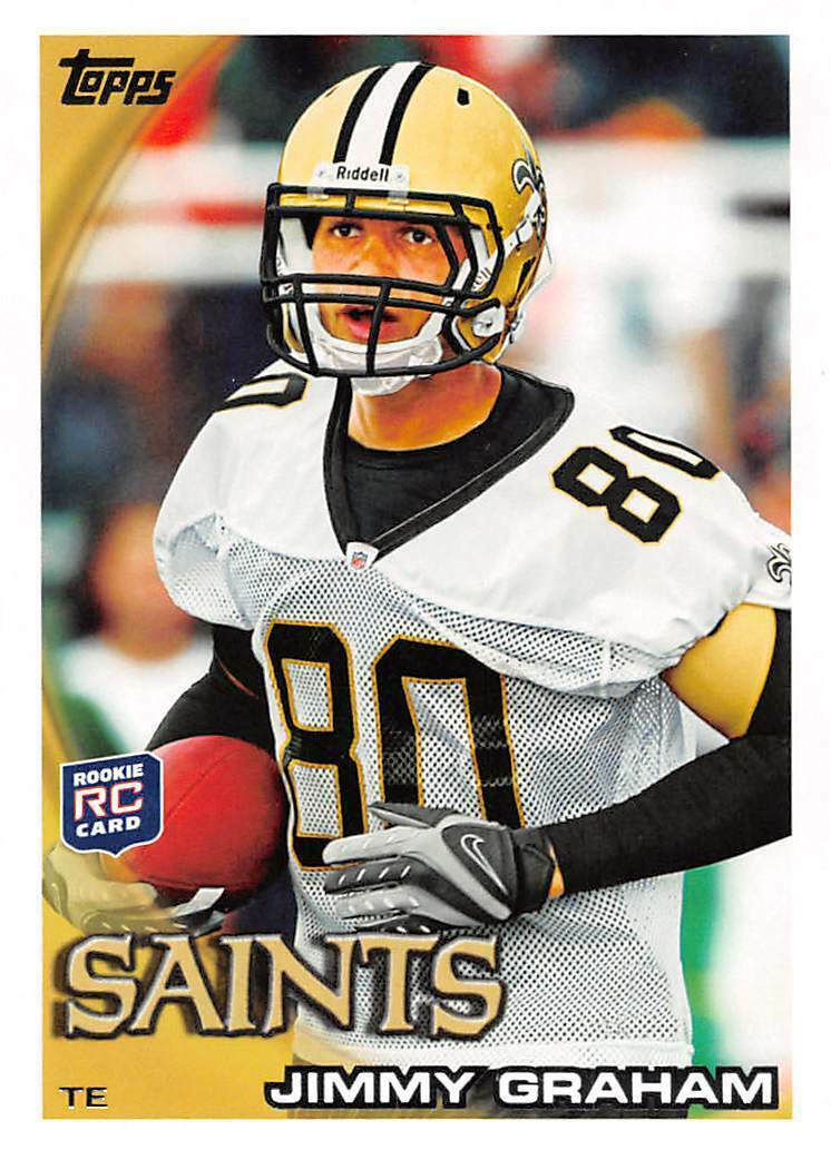 Jimmy Graham 2010 Topps Series Mint ROOKIE Card #265