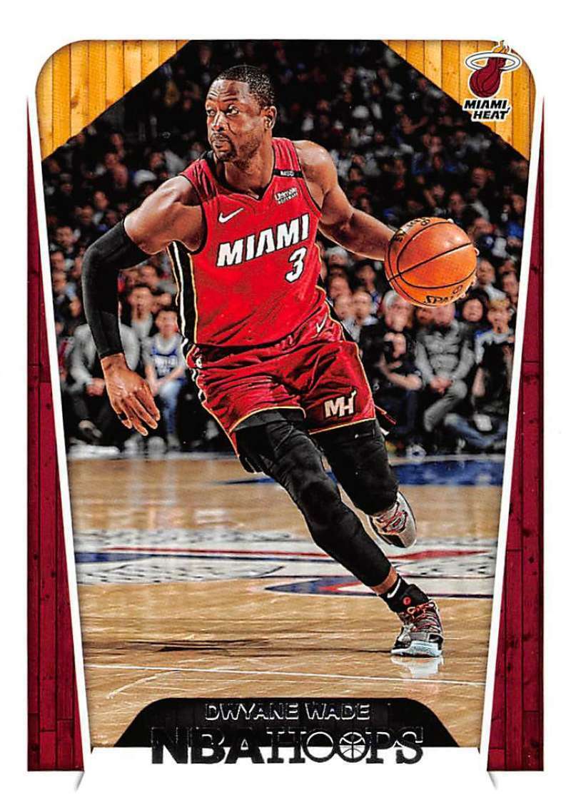 Dwyane Wade  2018 2019 NBA Hoops Series Mint Card #282