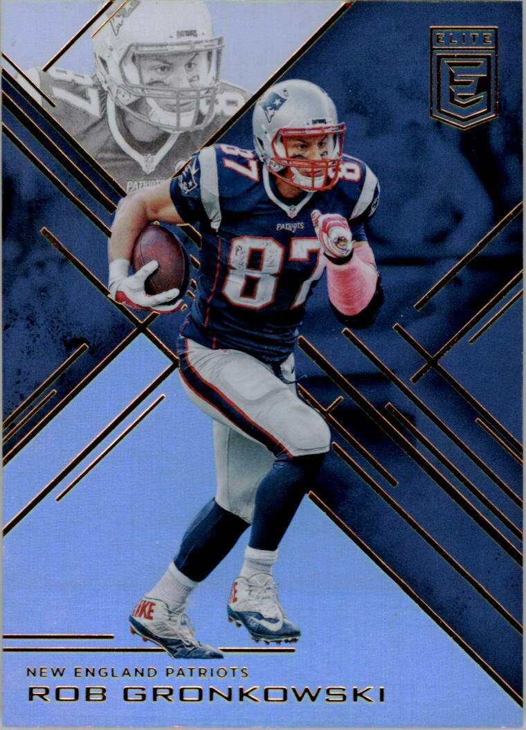 Rob Gronkowski 2016 Donruss Elite NFL Football Mint Card #15