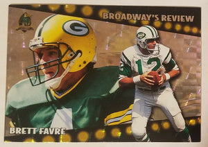 Brett Favre 1996 Topps Broadway's Review Series Mint Card #BR4