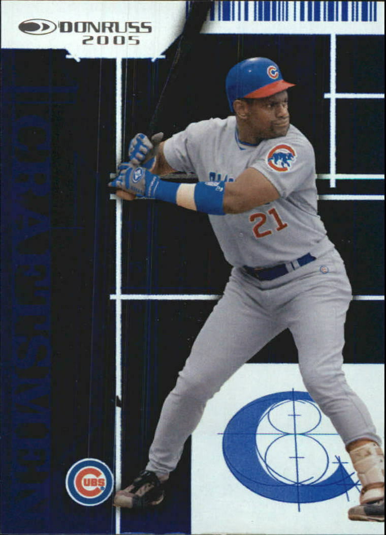 Sammy Sosa 2005 Donruss Craftsmen 1652/2000 made Series Mint Card #C-26