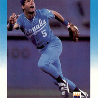 George Brett 1987 Fleer  Series Mint Card #366