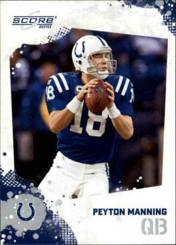 Peyton Manning 2010 Score Series Mint Card #128