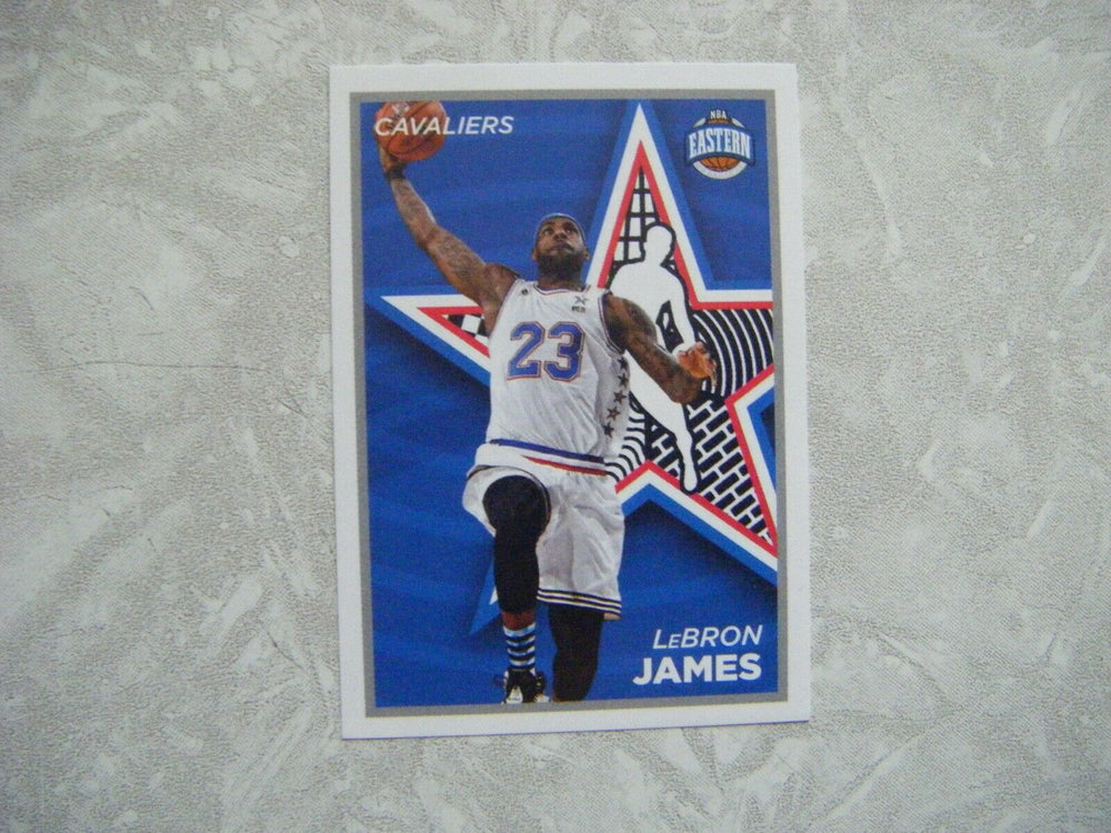 LeBron James 2015 2015 Panini Sticker Basketball Series Mint Card #431