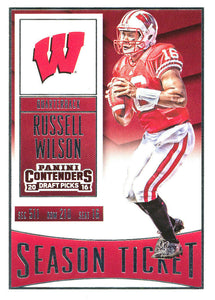 Russell Wilson 2016 Panini Contenders Draft Picks Season Ticket Series Mint Card #87