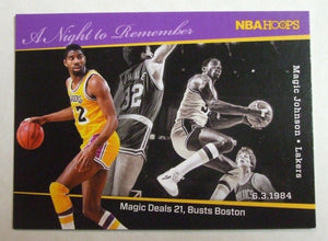 Magic Johnson 2011 2012 Panini NBA Hoops A Night To Remember Series Mint Card #3