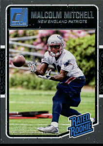 Malcolm Mitchell 2016 Donruss Rated Rookie Series Mint ROOKIE Card #385