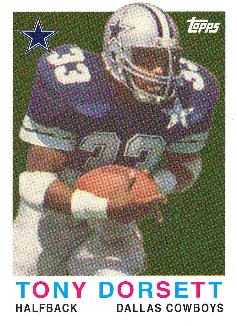 Tony Dorsett 2008 Topps Turn Back the Clock Series Mint Card #16