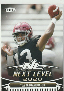 Tua Tagovailoa 2020 Sage Hit Next Level Series Mint Rookie Card #96