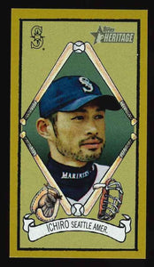 Ichiro Suzuki 2008 Topps Heritage T205 Mini Series Mint Card #HTCP11