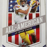 JaMarr Chase 2021 Leaf Draft All American Rookie Card #41