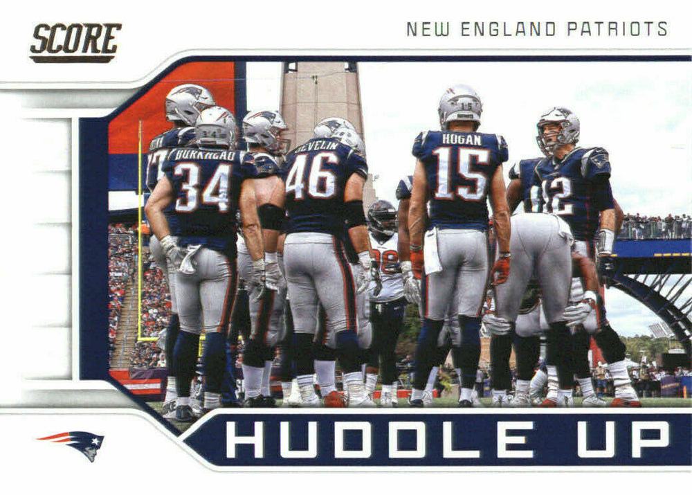 Tom Brady 2019 Score Huddle Up Series Mint Card #HU-3