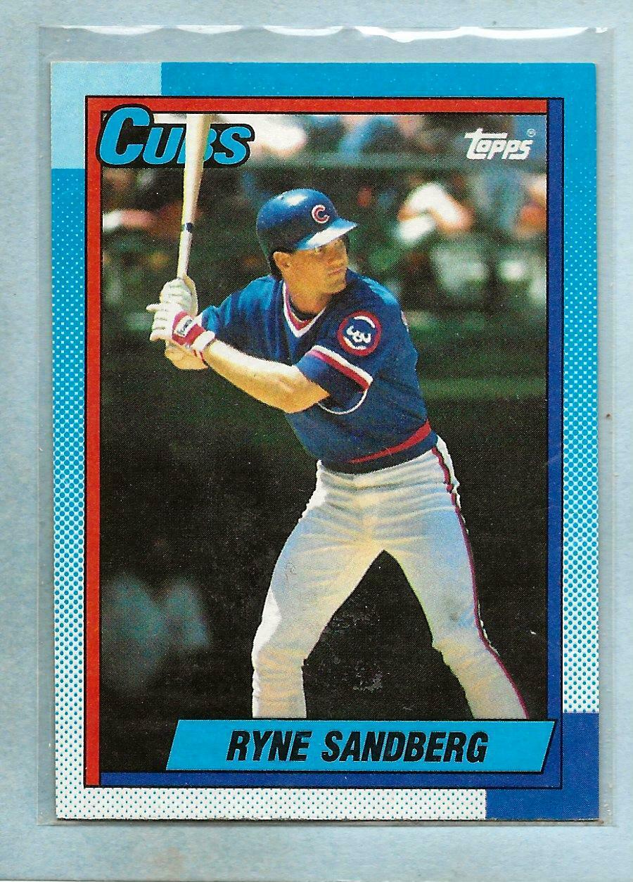 Ryne Sandberg 1990 Topps Series Mint Card #210