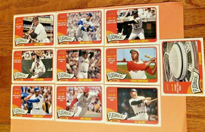 2014 Topps Heritage Baseball Flashbacks Insert Set with Sandy Koufax, Roberto Clemente, Willie Mays+